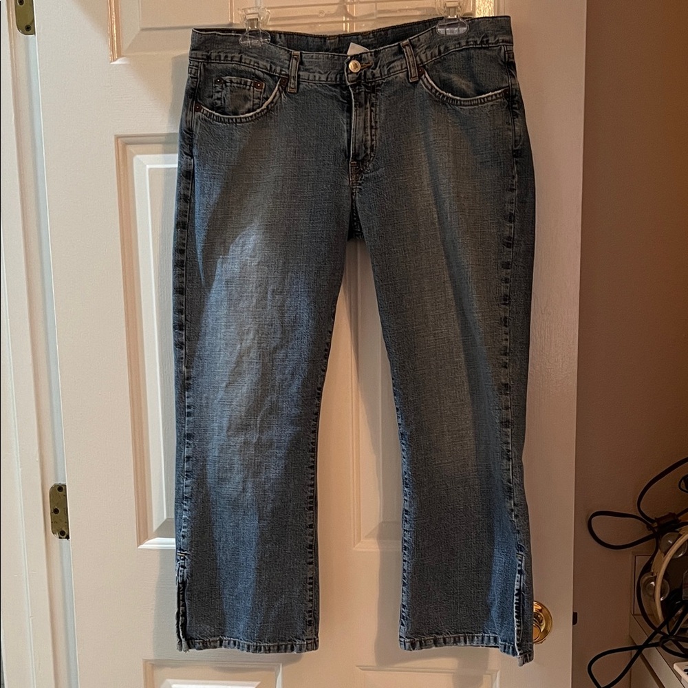 Vintage Lucky Brand Crop Blue Jeans Made in USA